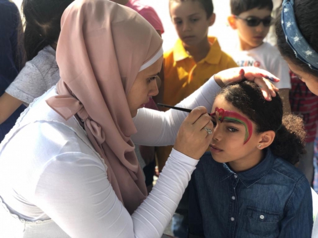 Parramatta Arabic School Face Painting Time